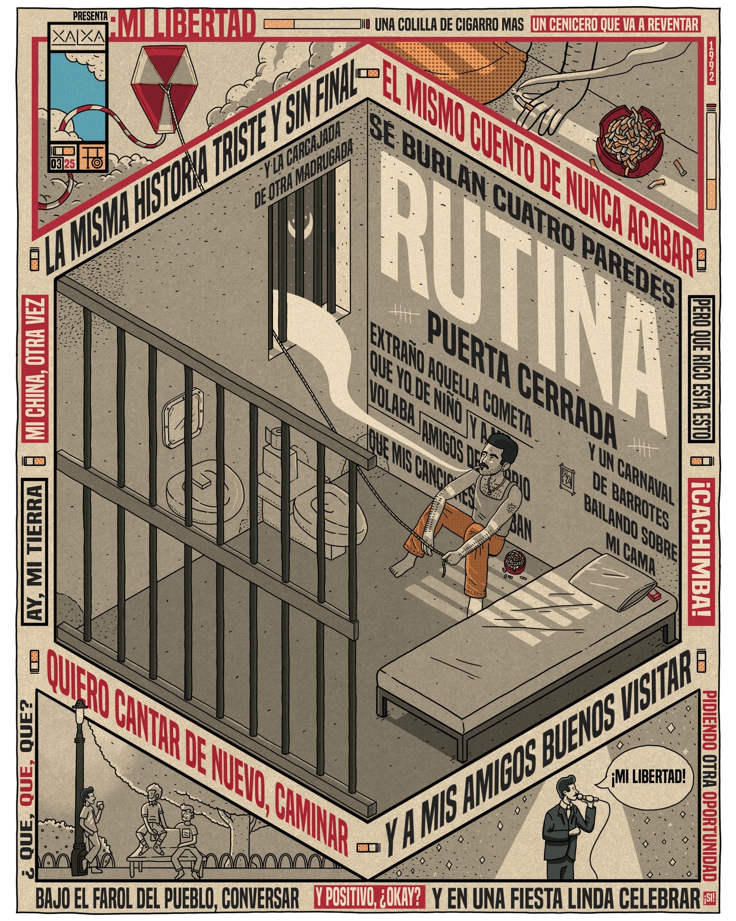 Rutina: puerta cerrada